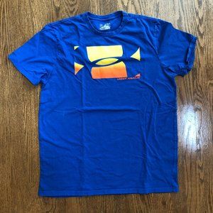 Under Armour Blue Short Sleeve Graphic Tee - L